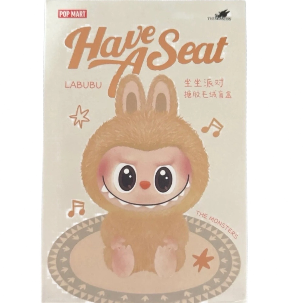 Pop Mart Labubu Monsters Have A Seat Vinyl SEALED Blind box